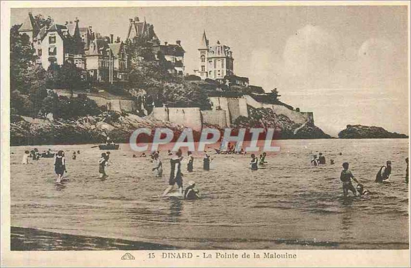 Old Postcard Dinard Pointe de la Malouine