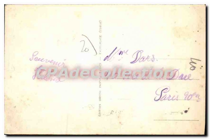 Postcard Old Lower Town Calvi