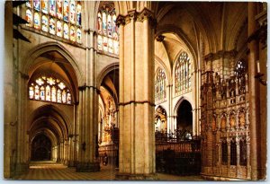 Postcard - Toledo Cathedral, Lateral body and Transept - Toledo, Spain