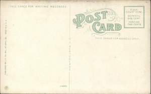 Atlanta GA Peachtree St. During Civil War 1864 - c1910 Postcard