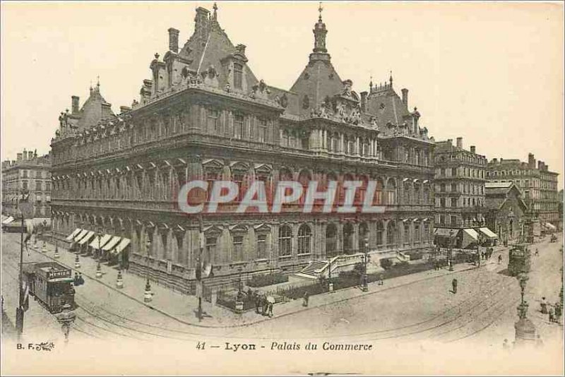 Old Postcard Lyon Palais du Commerce