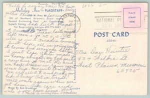 Flagstaff Arizona~Holiday Inn~Heated Pool~Superb Dining~Interior View~c1960 PC