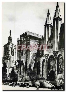Postcard Modern Avignon Popes' Palace and Notre Dame des Doms