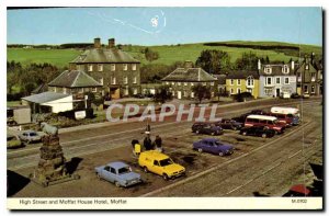 Postcard Modern High Street and Moffat House Hotel Moffat