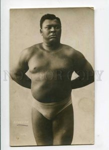 288196 BAMBULA Black WRESTLER WRESTLING vintage PHOTO PC