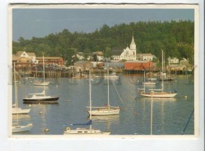 442182 USA Maine Boothbay Harbor tourist advertising Old postcard