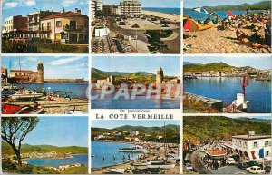 Postcard Modern Traveling Vermeille Cote St Cyprien Canet Plage Argeles sur Mer