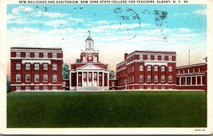 New York Albany New Buildings and Auditorium New York State College For Teach...