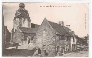 Eglise et Vieux Puits Le Faquet France postcard