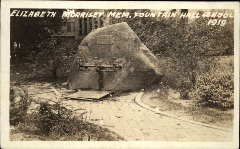 Grand Rapids MI? Elizabeth Morrisey Memorial Fountain 1919 RPPC