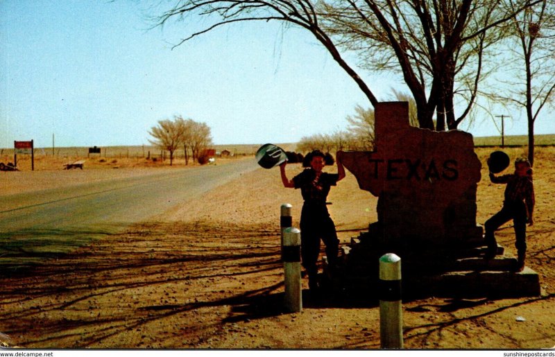 Texas Welcome Marker