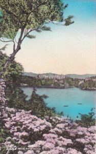 New York Ulster County The Wildmere With Catskills In Background Lake Minnewa...