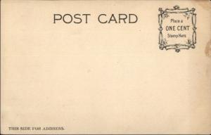 RF Outcault Buster Brown Dog Tige & Lovers on Couch NOTHING DOING Postcard