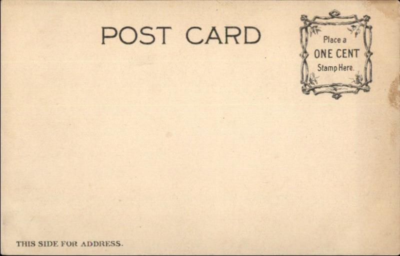 RF Outcault Buster Brown Dog Tige & Lovers on Couch NOTHING DOING Postcard