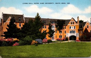 Indiana South Bend Lyons Hall Notre Dame University 1945