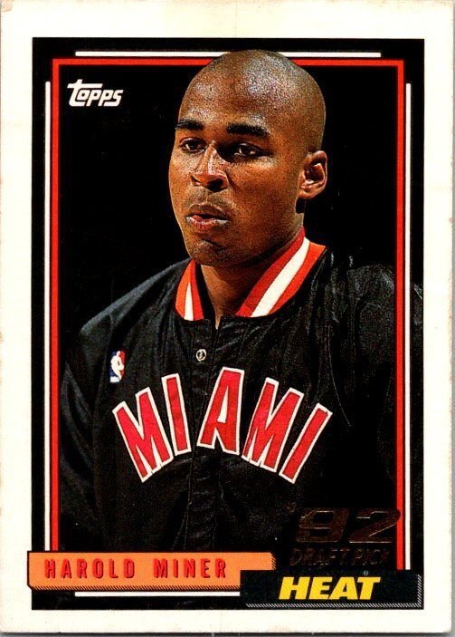 1993 NBA Basketball Card Harold Miner Miami Heat sk20229