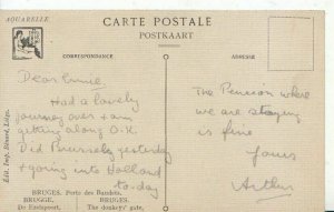 Belgium Postcard - Brugge - Porte Des Baudets - Ref  2343A