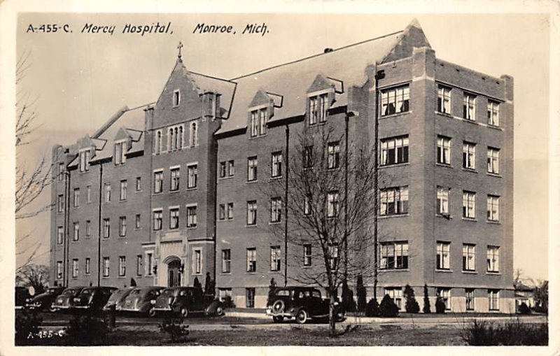 Mercy Hospital  Printed Photo Monroe, Michigan USA