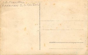 SS Peekskill German Lloyd Docks American SS CO Ship Postcard