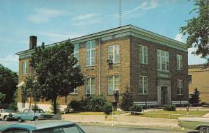 Cadiz Kentucky Trigg Court House Street View Vintage Postcard K43522