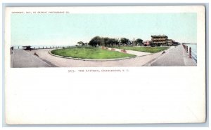Charleston South Carolina SC Postcard The Battery Panoramic Scene c1905s Antique