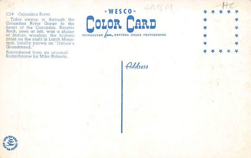 Columbia River Gorge Columbia River, Oregon OR  