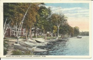 Amesbury, Mass., Shore And Camps, Lake Attitash