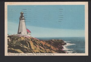 Nova Scotia YARMOUTH Light House pm1956 PECO White Border