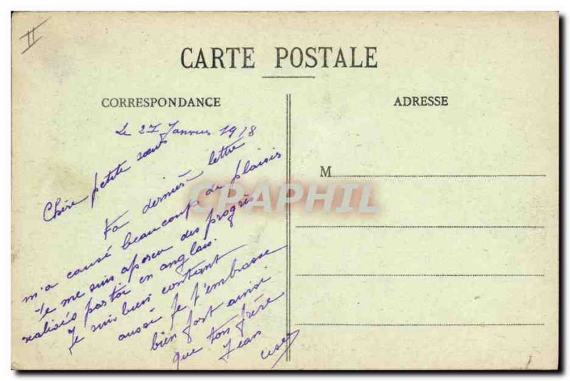 Old Postcard Bank Caisse d & # 39Epargne Troyes