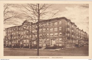 PHILADELPHIA, Pennsylvania, 1900-1910s; Montevista Apartments