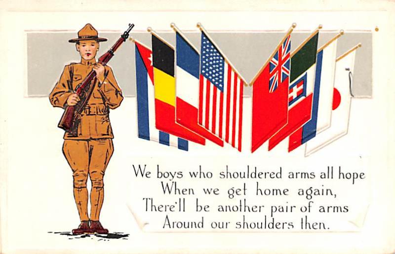 Shouldered Arms, Loyalty Series Patriotic Unused 