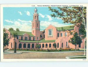 Unused W-Border CHURCH SCENE Clearwater Florida FL L4940