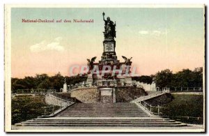 Postcard Old National Denkmal auf dem Niederwald