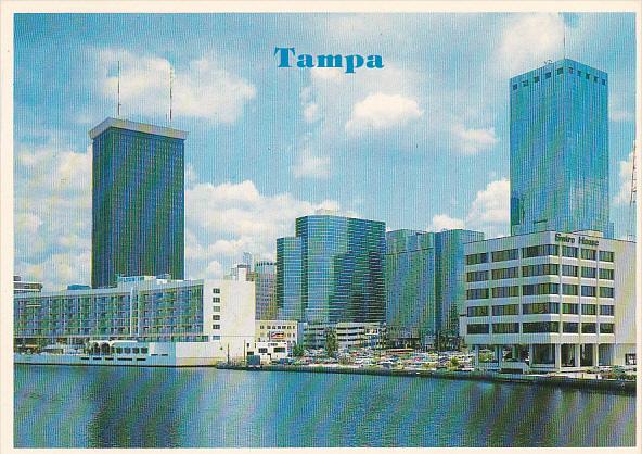 Skyline with Hilton Inn and Swire House Tampa Florida