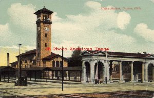 OH, Dayton, Ohio, Union Railroad Station, Exterior View, 1912 PM