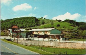 Bob Myers Motor Lodge & Restaurant Laurel Springs North Carolina Postcard C179