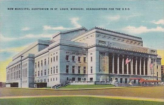 New Municipal Auditorium In Saint Louis Missouri 1948