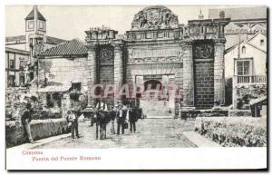 Postcard Old Cordoba Puerta del Puente Romano