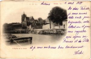 CPA DOLE-L'Église et le Canal (263604)