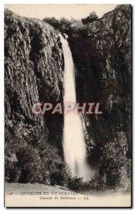 Old Postcard From Around Vic Sur Cere Cascade Faillitoux