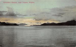 Valdez Alaska~Columbia Glacier View~Mountains in the Distance~c1910 Postcard