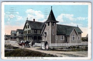1920's REHOBOTH BEACH DELAWARE ST AGNES CHURCH BY THE SEA POSTCARD