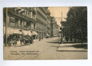 233176 FINLAND HELSINKI North Esplanade Street Vintage RPPC