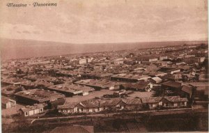 italy, MESSINA, Sicily, Panorama, Partial View (1910s) Postcard