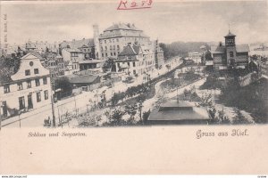 Gruss Aus KIEL , Germany , 1890s ; Schloss & Seegarten