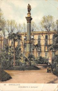 Br33409 Barcelona Monumento a Marquet spain