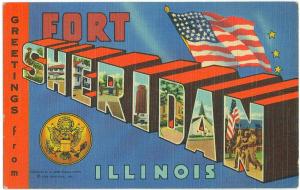Large Letter - Fort Sheridan Ill