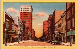 West Virginia Huntington Looking North On Fourth Avenue Dexter Press