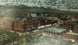 c. 1905 Bijou Street Colorado Springs Postcard Pelta's Deptartment Store