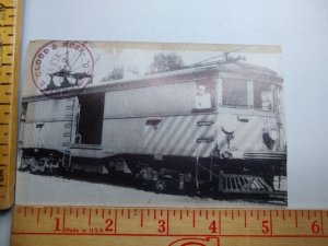 Postcard - Cable railway train